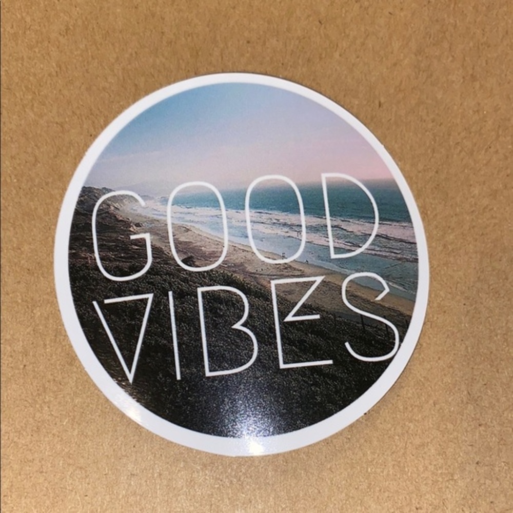 🌈20/$5🌈 Good Vibes Decor Sticker